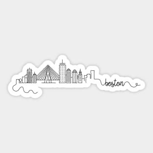 Boston City Signature Sticker